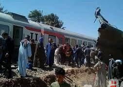 وزارة الصحة :91 مصاب و32 وفاة فى حادث تصادم قطارين بمركز طهطا بمحافظة سوهاج