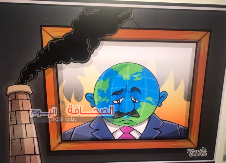 معرض كاريكاتيرك مصري – مكسيكي حول التغير المناخى