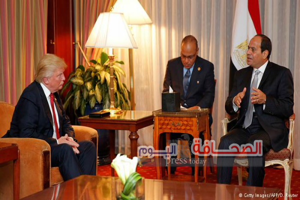 الرئيس السيسي أول زعيم عربى يهنئ الرئيس الأمريكى دونالد ترامب