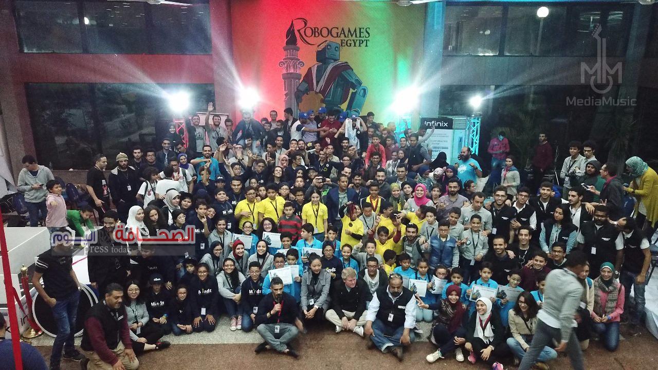 مصر تنجح في تنظيم أول بطولة Robogames