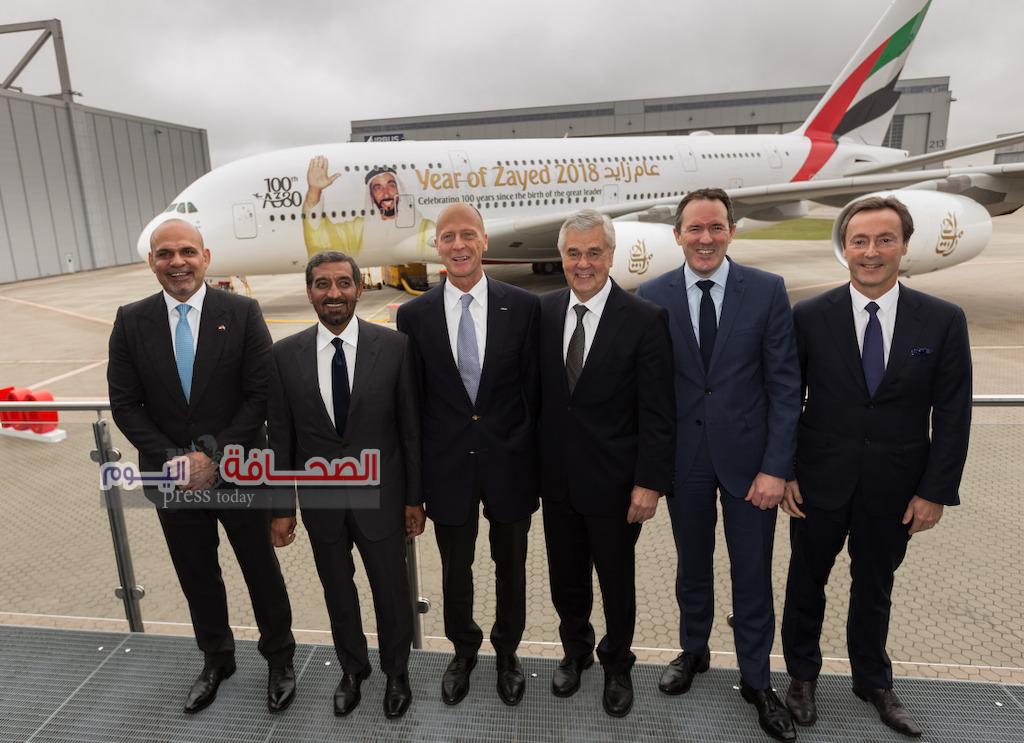 طيران الإمارات ترحب بالطائرة A380 رقم 100 في أسطولها