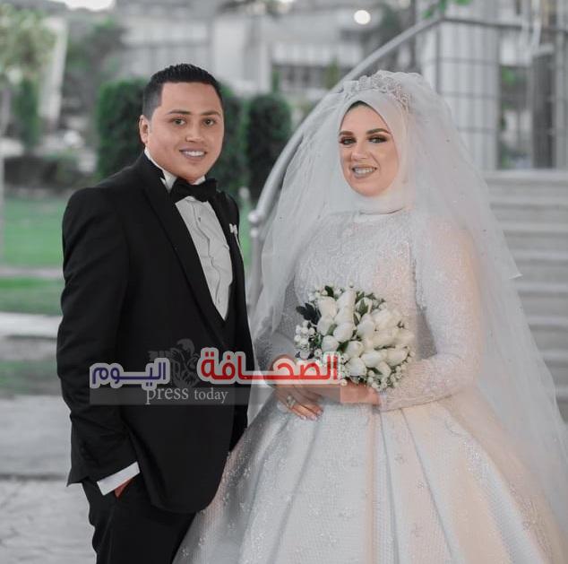 بالصور:حفل زفاف أمينه ومحمود حمدى بدار القوات الجويه