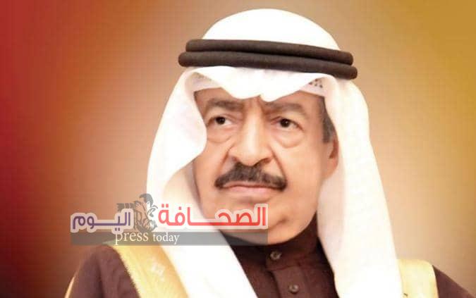 وفاة رئيس الوزراء الأمير خليفة بن سلمان آل خليفة.