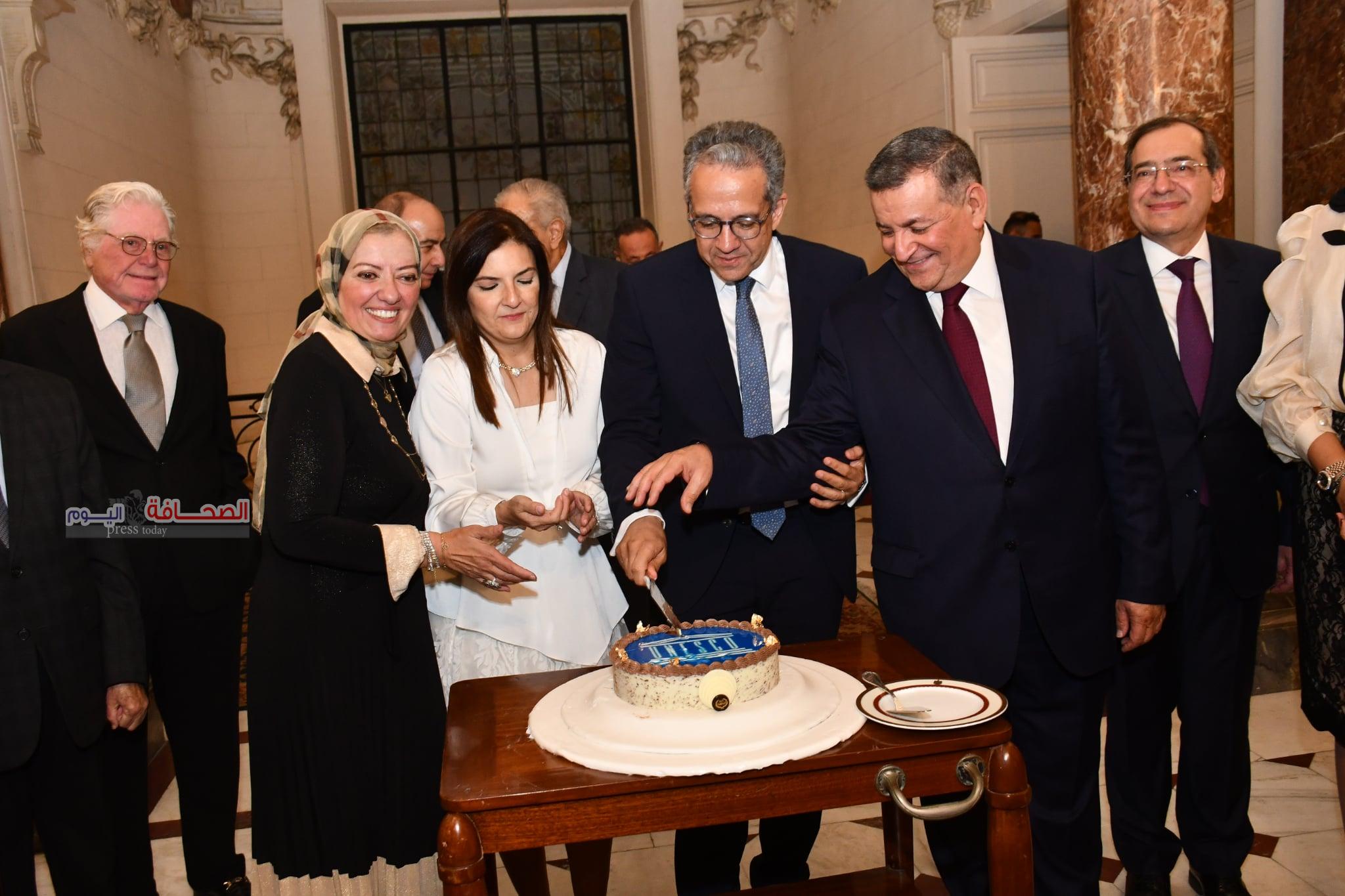 حفل أستقبال بالنادى الدبلوماسى بمناسبة فوز خالد العنانى مديرا عاما لليونسكو